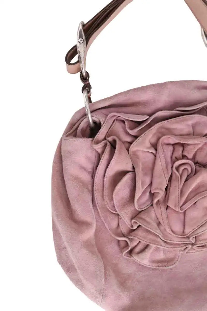 Sac à main Yves Saint Laurent Rose en Daim
