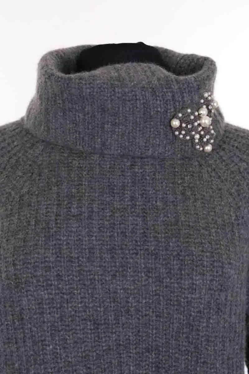 Pull Max & Moi Gris en Cachemire