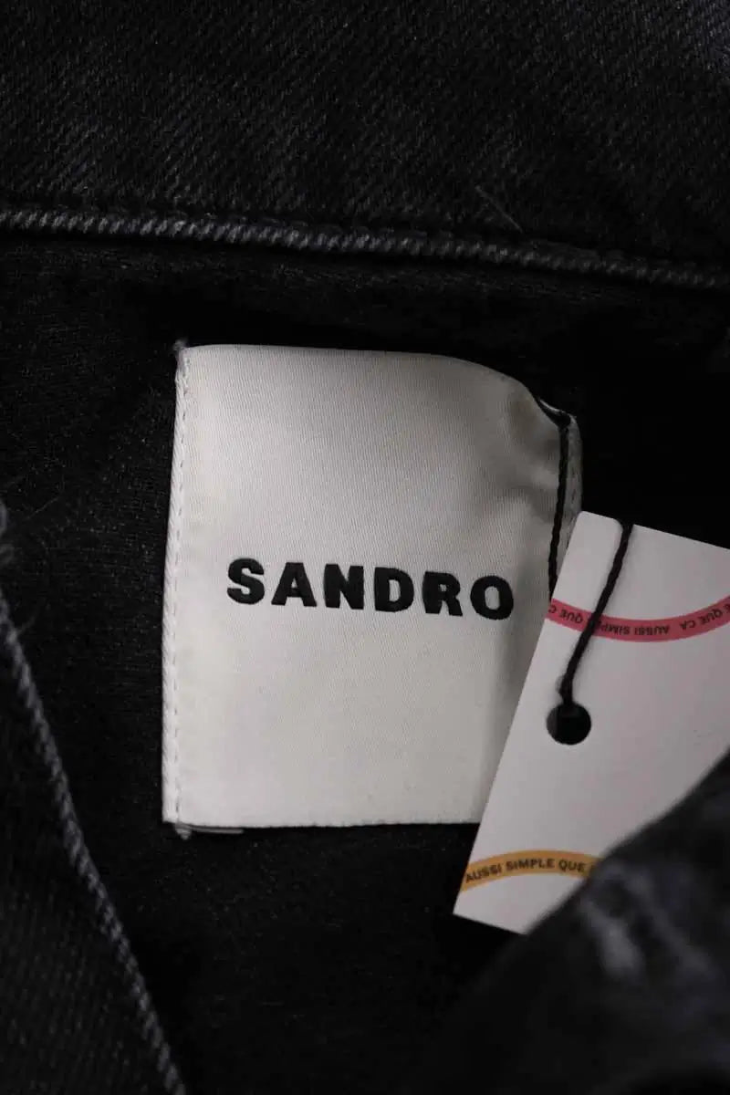 Veste Sandro Noir en Coton