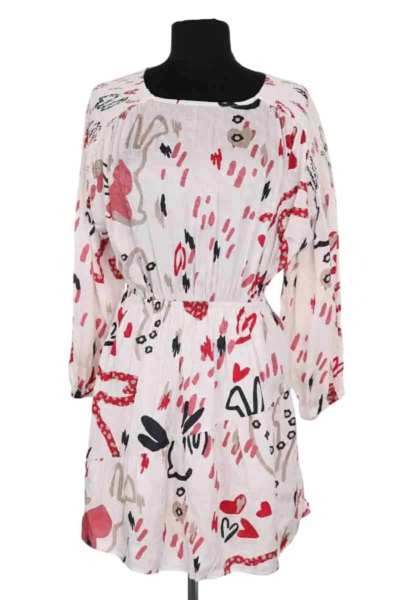 Robe Ba&Sh Blanc en Viscose, taille XS - Seconde Main