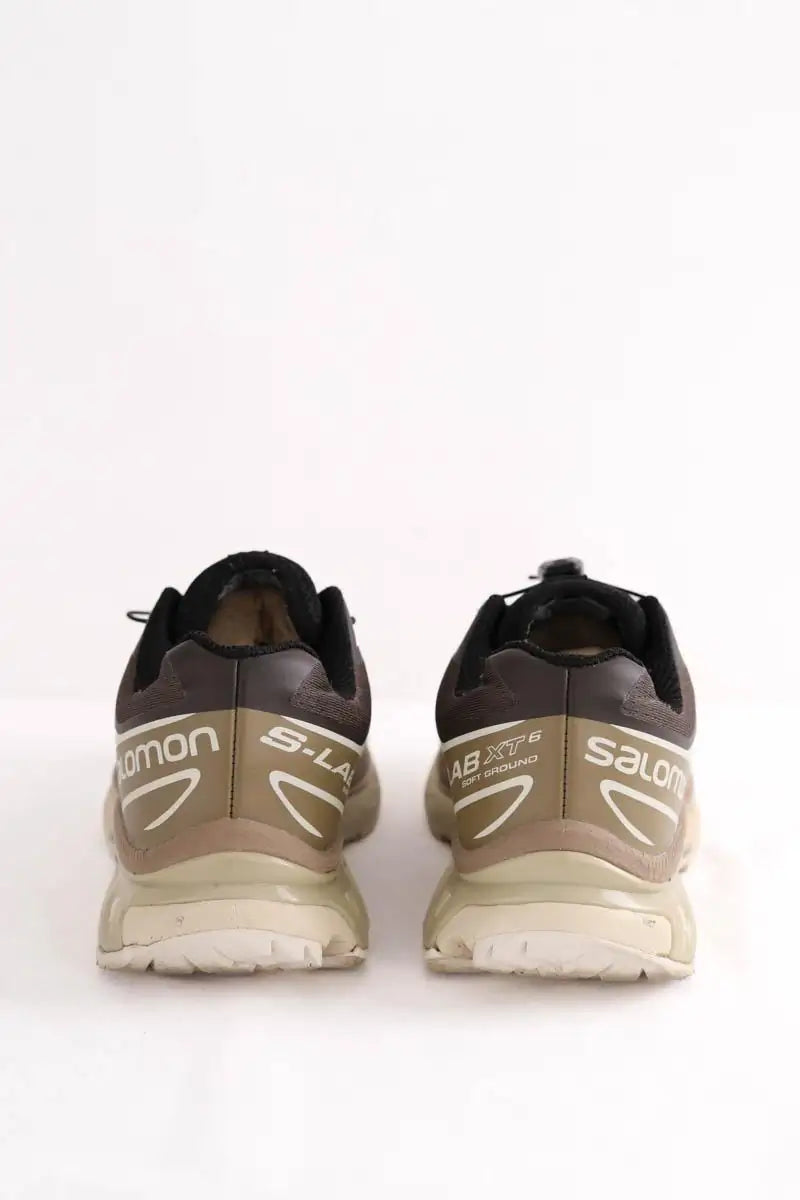 Baskets Salomon Marron en Tissu