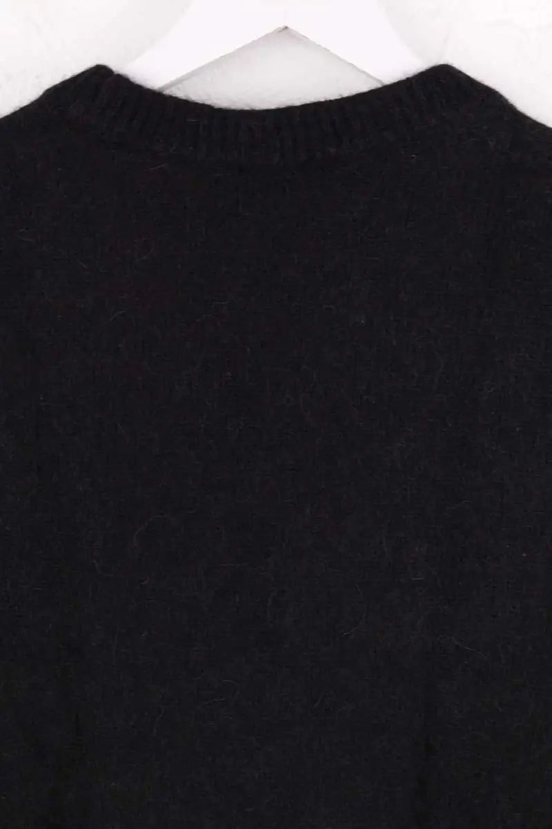 Pull Sézane Noir en Laine