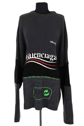 Pull Balenciaga Gris en Laine, taille TU - Seconde Main