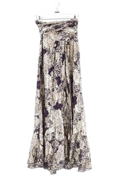 Jupe Oud Soho Doré en Viscose, taille XS - Seconde Main