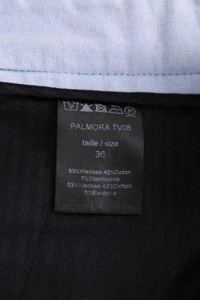 Pantalon Leon & Harper Marine en Viscose