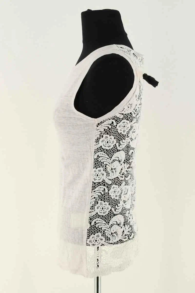 Top sans manche Sandro Rose en Coton