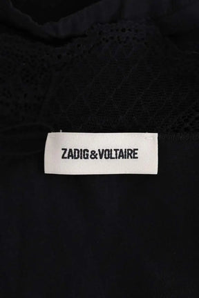 Top sans manche Zadig & Voltaire Noir en Synthétique