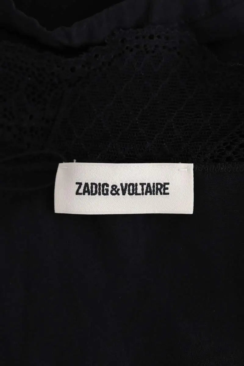 Top sans manche Zadig & Voltaire Noir en Synthétique