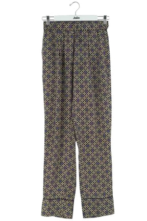 Pantalon droit Sandro Multicolore en Synthétique, taille S - Seconde Main