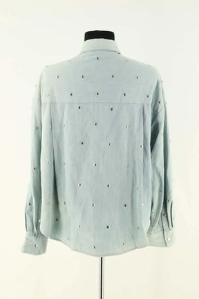 Chemise Roseanna Bleu en Coton