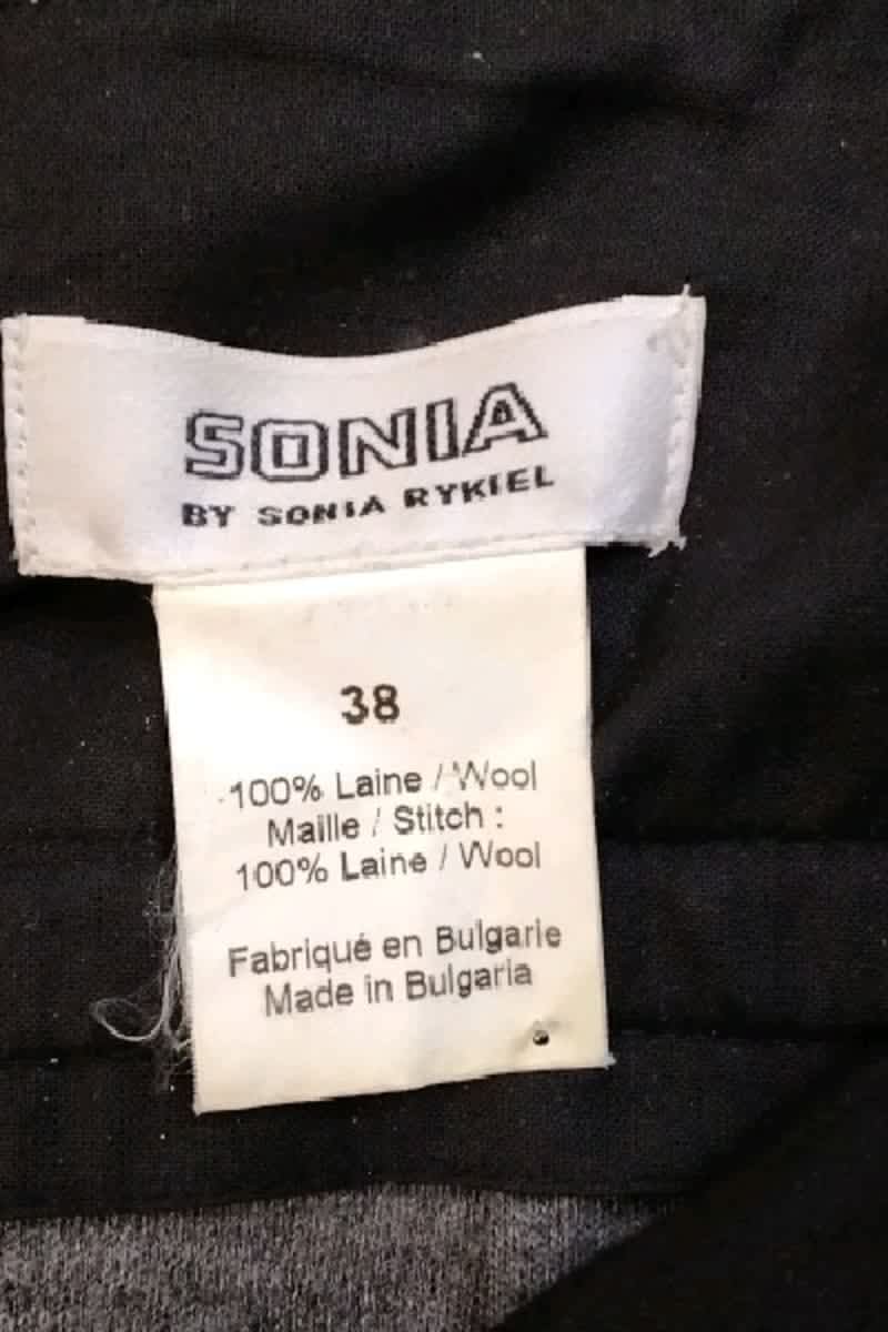 Mini jupe Sonia Rykiel  Gris