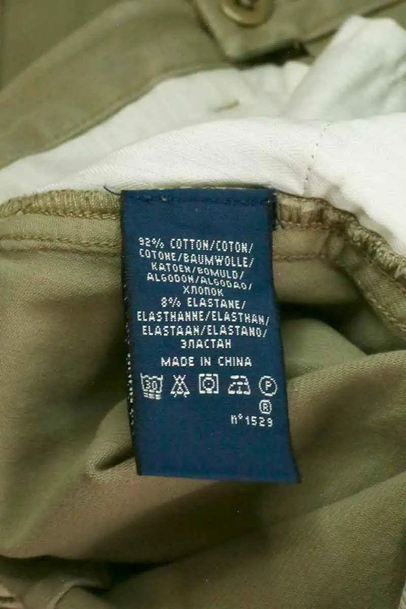 Jean slim Ralph Lauren Gris en Coton