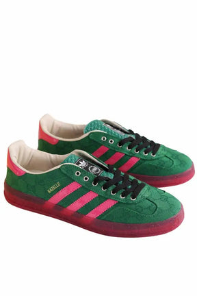 Baskets Gucci Vert en Tissu