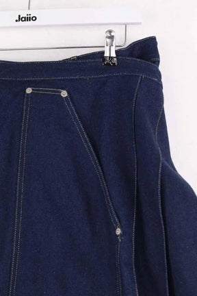 Bermuda Ouest Paris Apron shorts Bleu en Coton