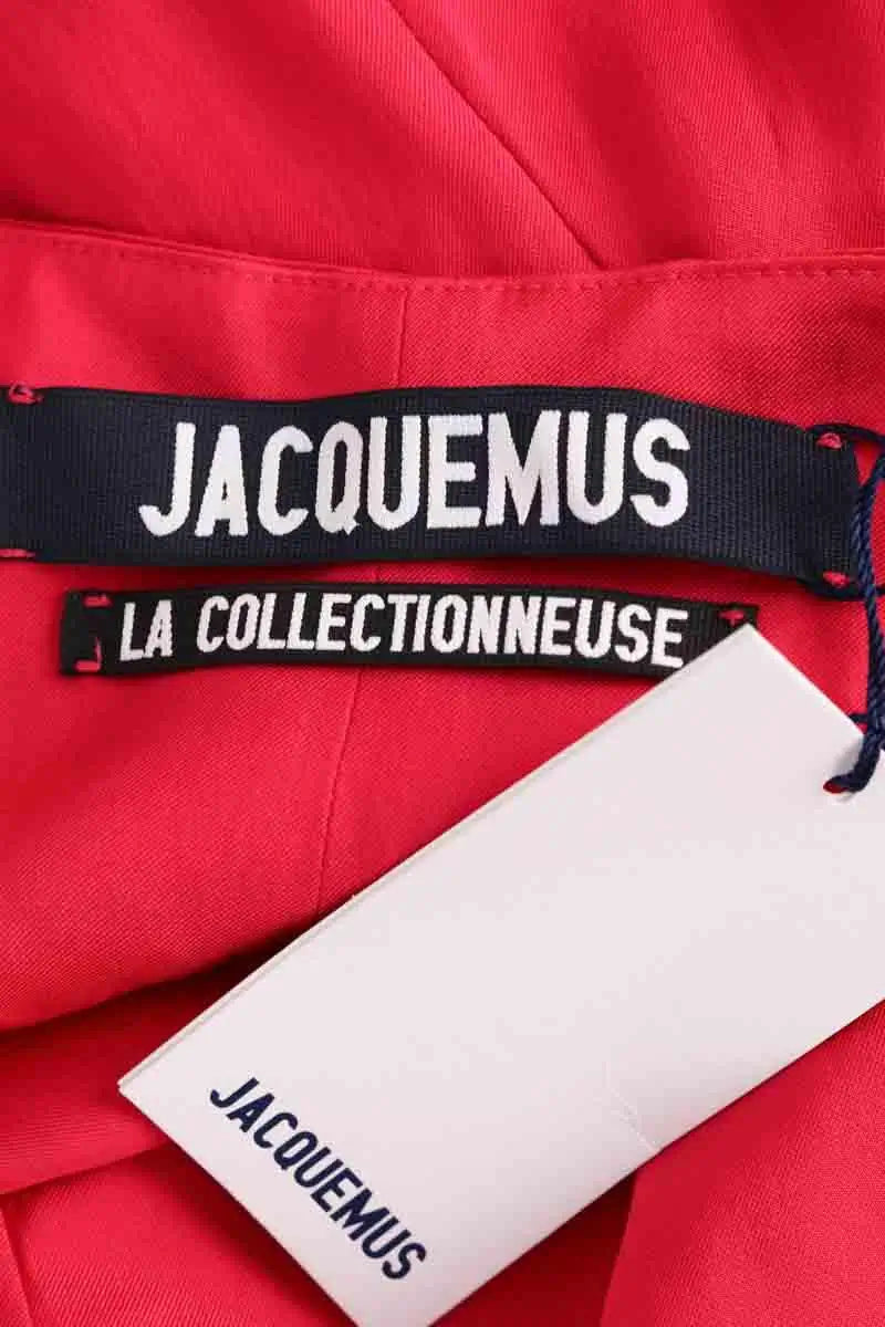 Robe Jacquemus Calvi Rose en Viscose