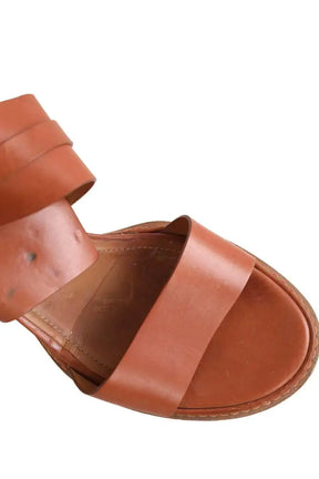 Sandales Sartore Camel en Cuir