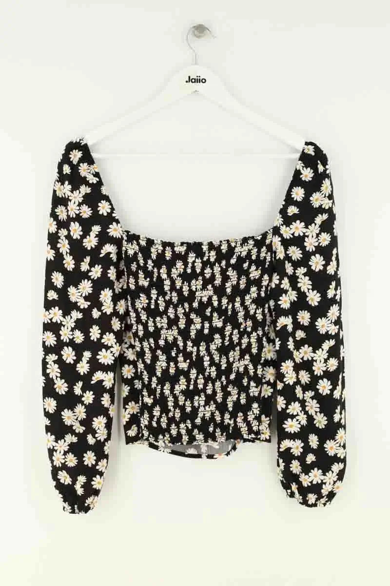 T-shirt Reformation Noir en Viscose