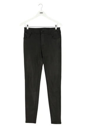 Pantalon slim Armani Jeans Noir en Synthétique, taille M - Seconde Main