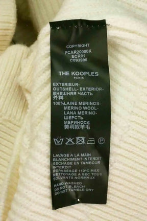 Cardigan The Kooples Ecru en Laine