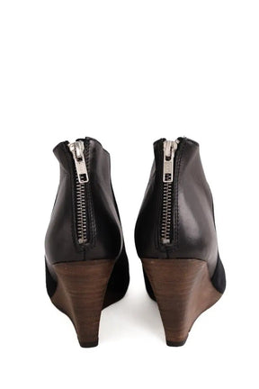 Boots Ba&Sh Noir en Cuir