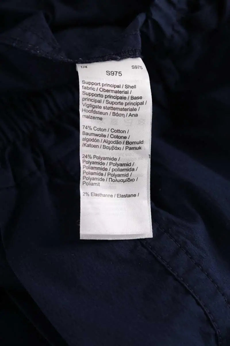 Pantalon droit Lacoste Bleu en Synthétique