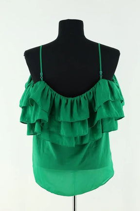 Blouse Maje Vert en Synthétique