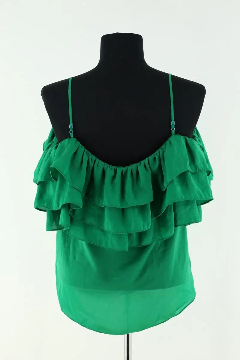 Blouse Maje Vert en Synthétique