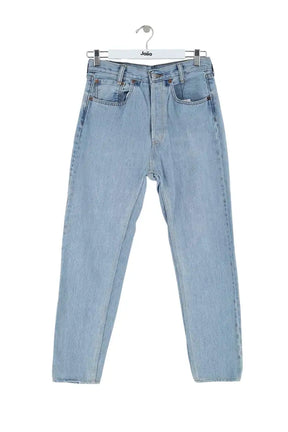 Jean droit Levi's Bleu en Coton, taille S - Seconde Main