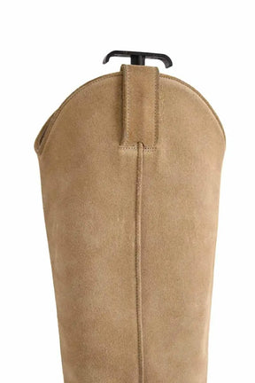 Bottes Pierre Hardy Camel en Daim