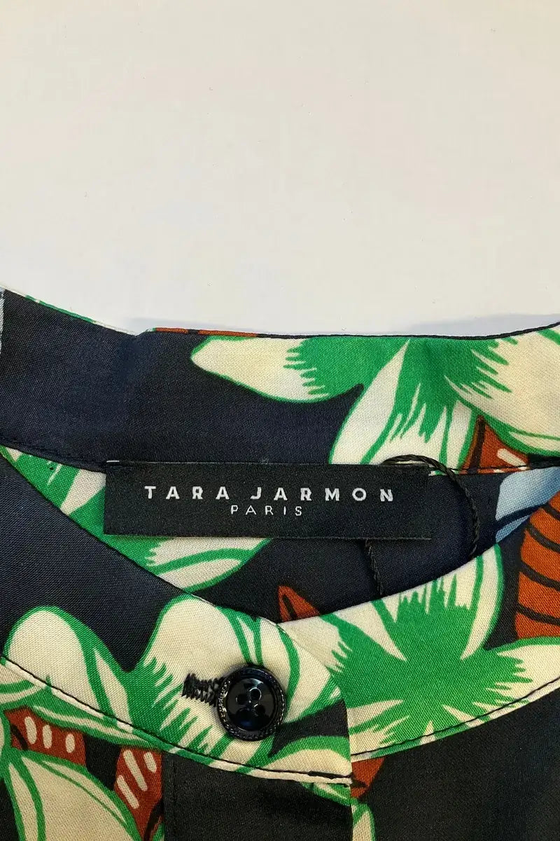 Chemise Tara Jarmon Marine en Viscose