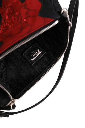 Mini sac Dior Noir en Tissu