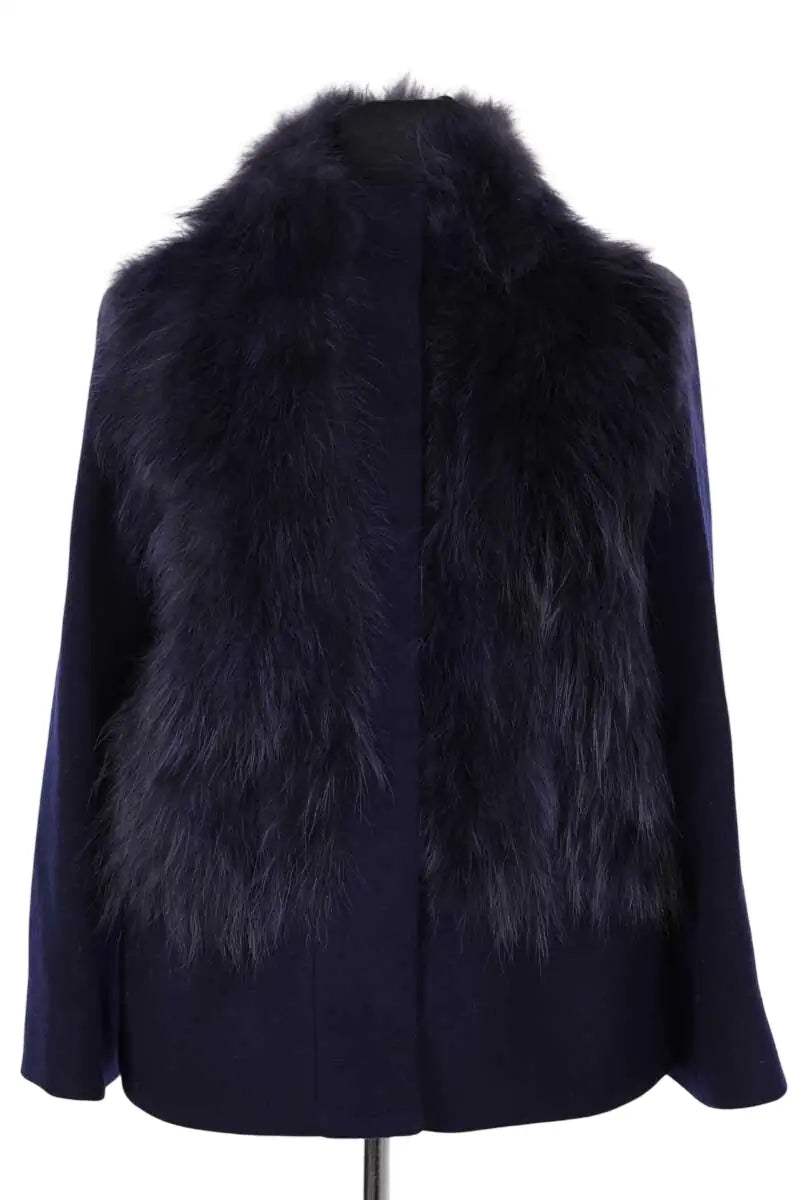 Manteau Max Mara Marine en Laine, taille XS - Seconde Main