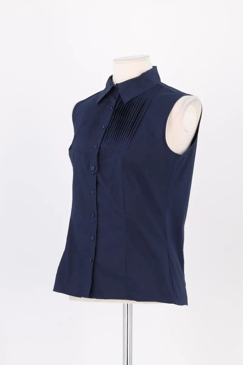 Top sans manche Joseph Marine en Coton