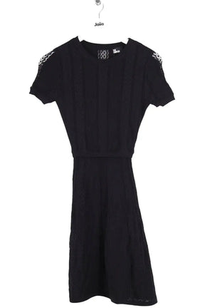 Robe The Kooples Noir en Viscose, taille XS - Seconde Main