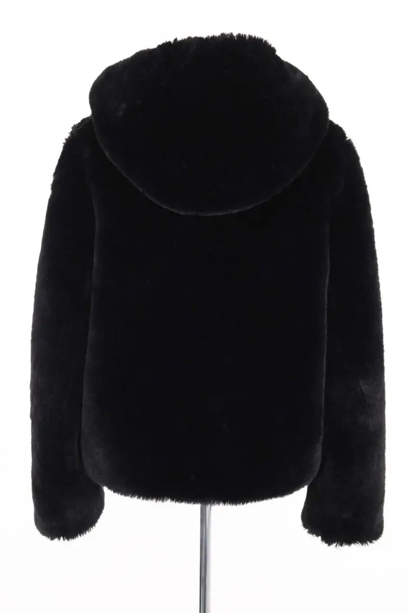 Manteau Sandro Noir en Synthétique