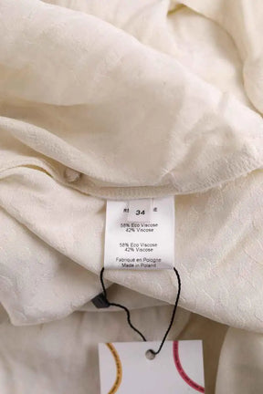 Robe Roseanna Blanc en Viscose
