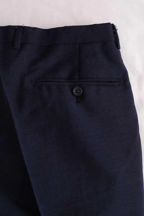 Pantalon droit Dunhill Bleu en Viscose
