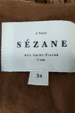 Robe Sézane  Marron