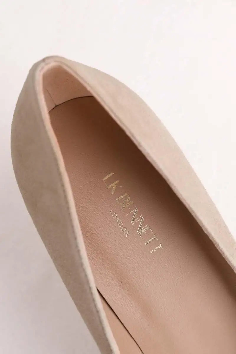 Talons LK Bennett Winola Beige en Daim