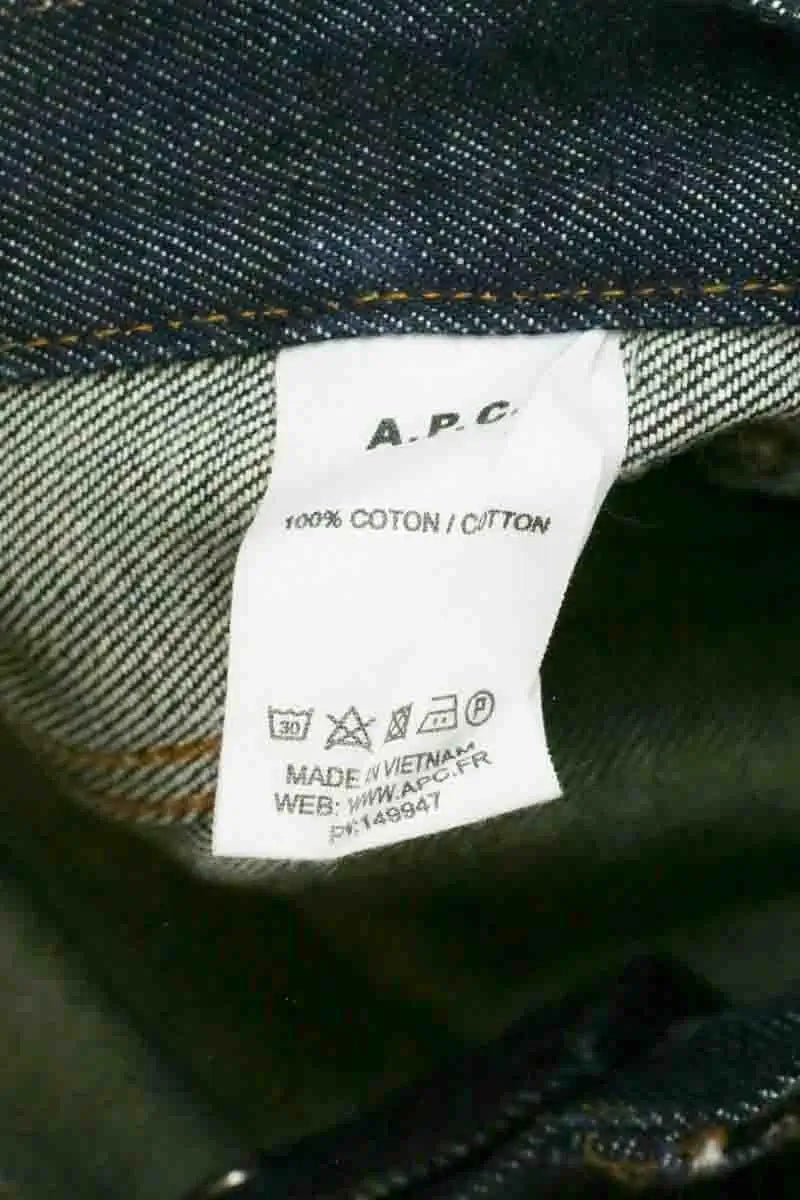 Jean droit APC Marine en Coton