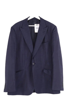 Veste Dunhill Bleu en Laine, taille XXL - Seconde Main