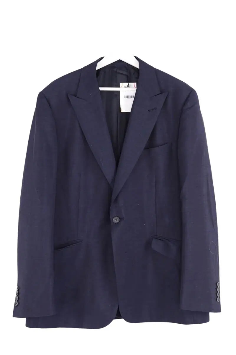 Veste Dunhill Bleu en Laine, taille XXL - Seconde Main