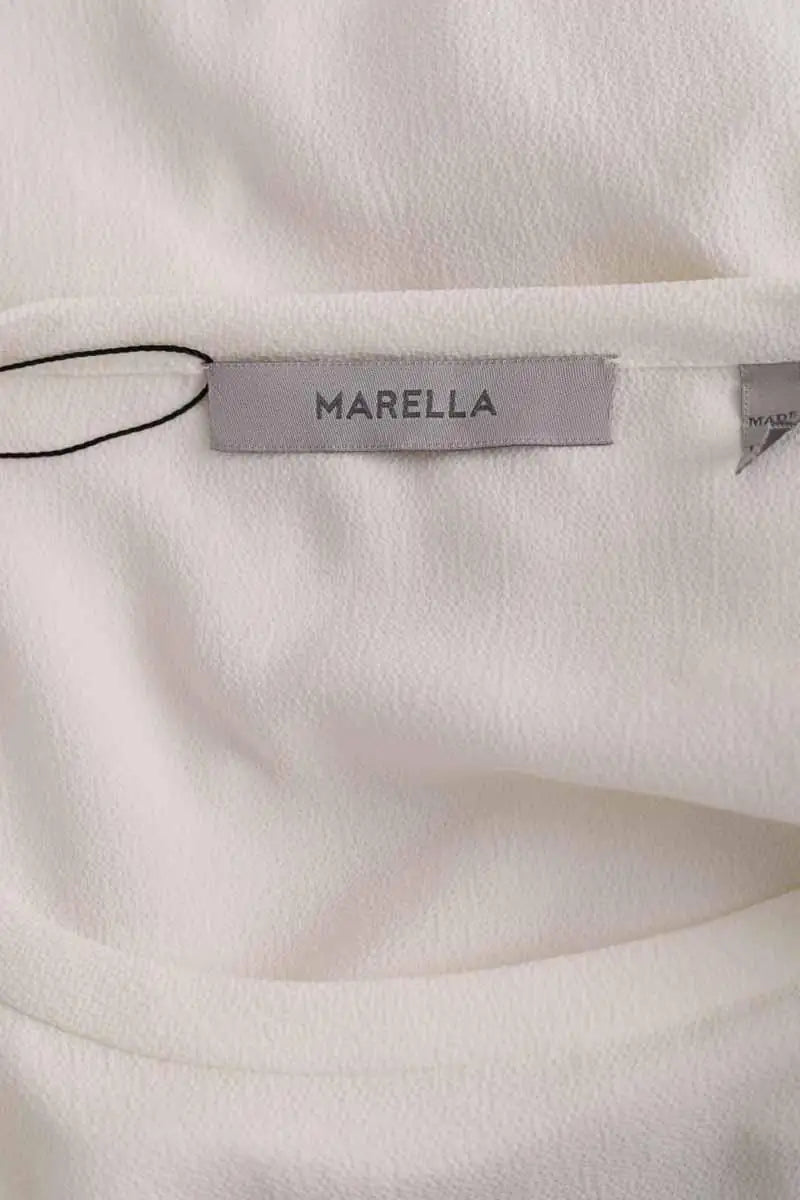 Blouse Marella Ecru en Synthétique