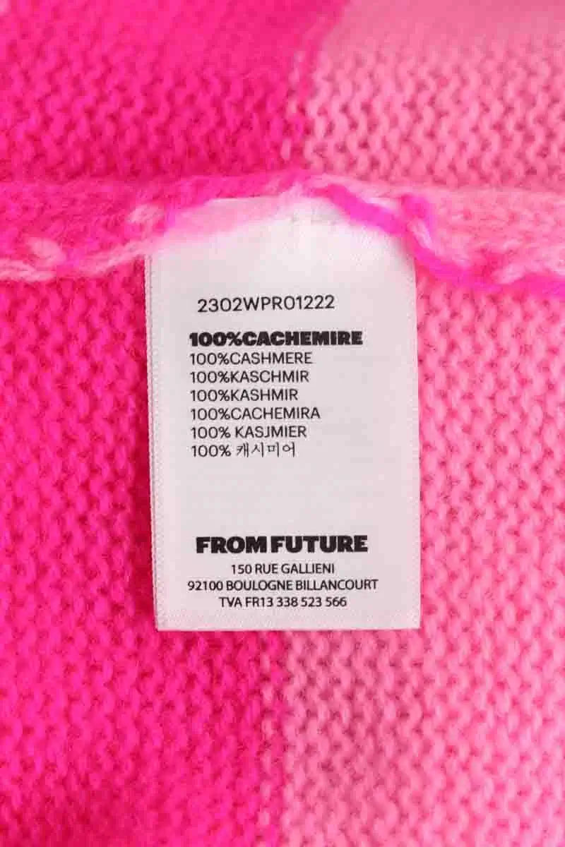 Pull From Future Rose en Cachemire