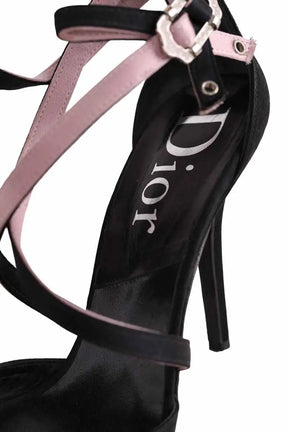 Talons Dior Noir en Cuir
