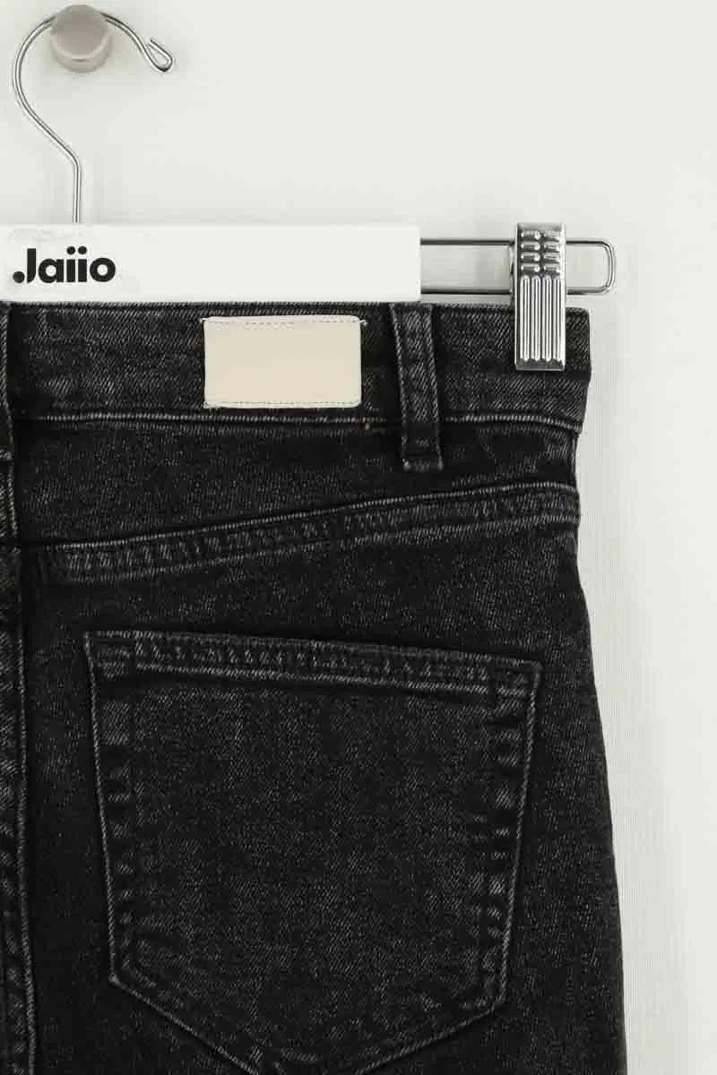 Jean slim Maje Noir en Coton