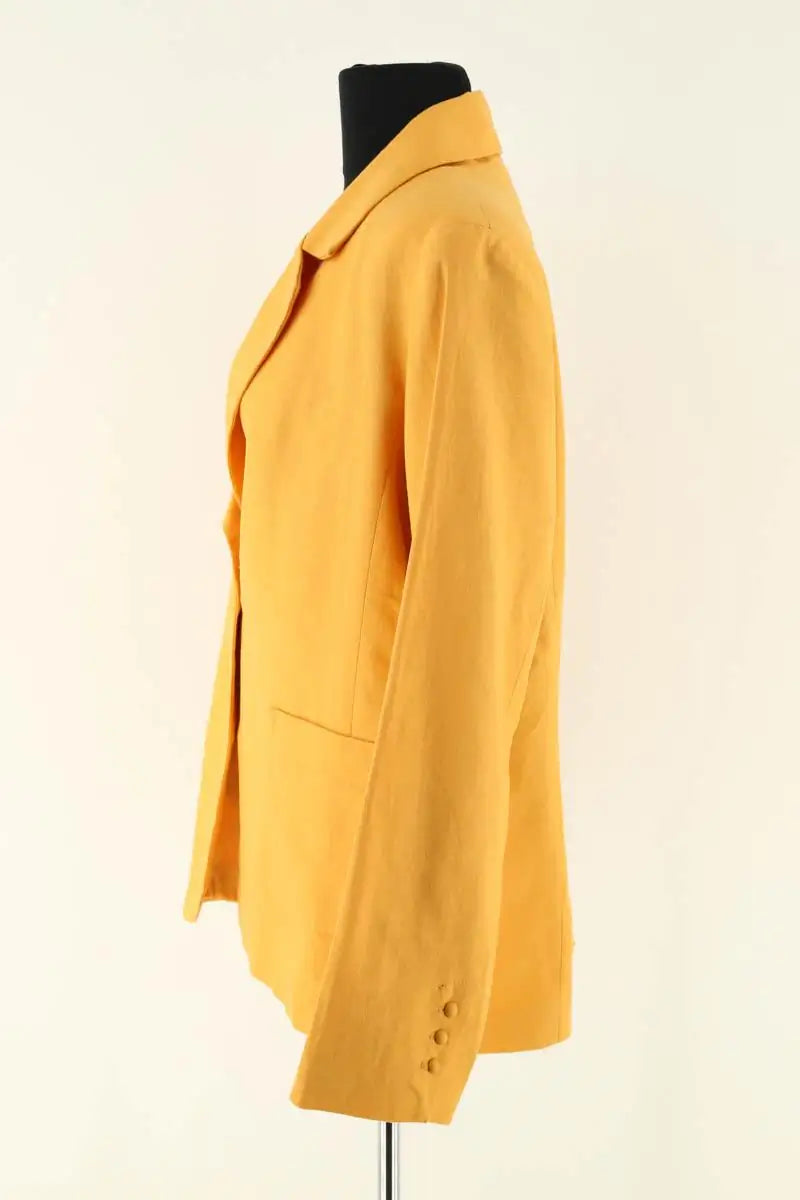 Blazer Saaj Jaune en Lin