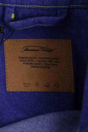 Veste American Vintage Bleu en Coton