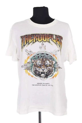 T-shirt The Kooples Beige en Coton, taille S - Seconde Main