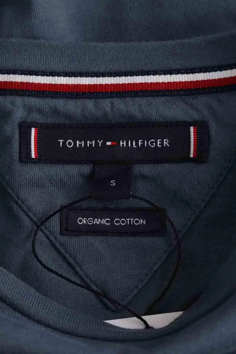 T-shirt Tommy Hilfiger Vert en Coton